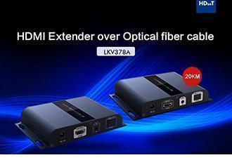 HDMI Удлинитель LKV378A – отличное решение для передачи HD мультимедиа по оптоволокну до 20км