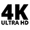 Ultra HD 4K x 2K (3840 x 2160 @ 30Hz)