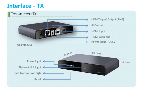 Удлинитель HDMI LENKENG LKV383PRO-4.0