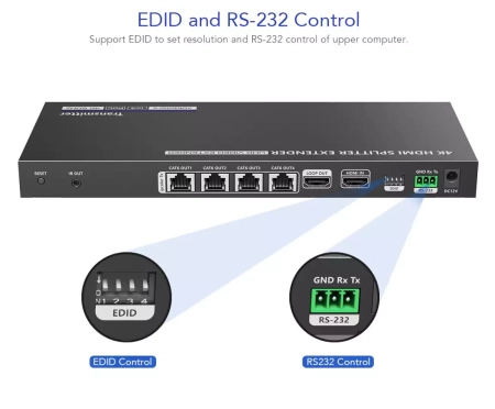 Разветвитель-удлинитель HDMI LENKENG LKV822P-I