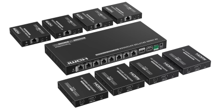 Разветвитель-удлинитель HDMI LENKENG LKV828P-N