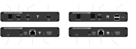 Удлинитель HDMI KVM LENKENG LKV676KVM-PI